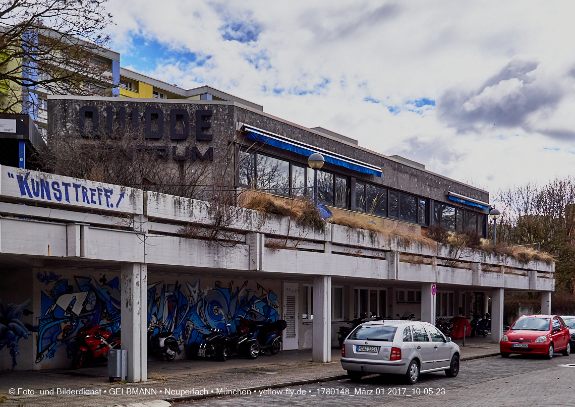 01.03.2017 - die Abrissbaustelle Quiddezentrum in Neuperlach